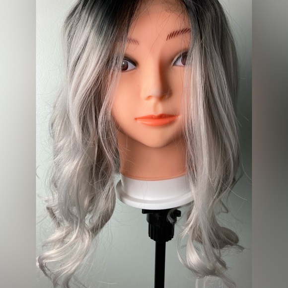 Grey Wig Gray Wig Lace Front Wig - Picture 2 of 9